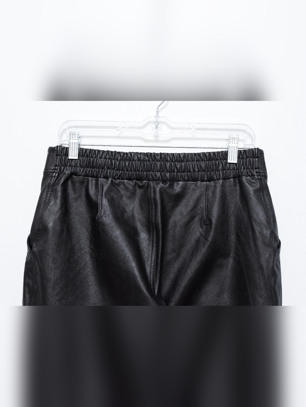 SPANX Faux Leather Jogger Pants - Black - Picture 8 of 11